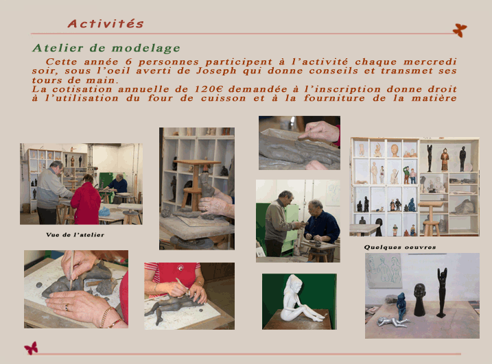 Atelier de modelage Osny Ouest